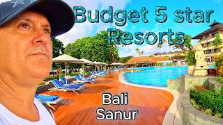 Budget 5 star hotels Sanur Bali. Prama Sanur hotel, Mercure resort Sanur and Sud