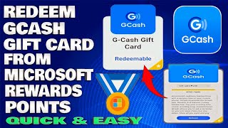 How To Redeem GCash Gift Card From Microsoft Rewards Points [Guide]
