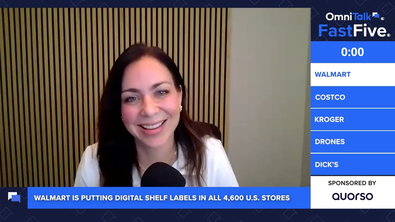 Walmart Is Digitizing 4,600 Store Shelves | Fast Five Shorts