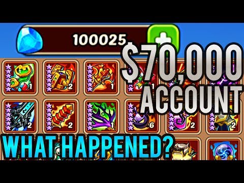 IDLE HEROES $70,000 GODLY ACCOUNT - WHAT HAPPENED TO IT THOUGH?!