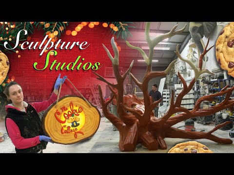 The Cookie Cottage Tree by Sculpture Studios