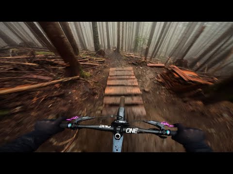 The worst and the best conditions to ride Mountain Biking in the same lap