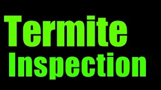 preview picture of video 'Termite Inspection Spring Texas'