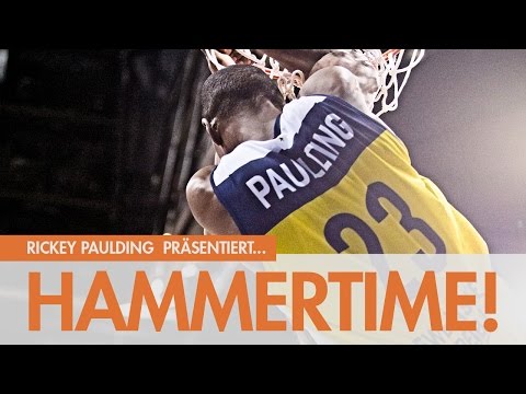 HAMMERTIME! Rickey Paulding fängt den Pass von Chris Kramer und fliegt den Alley Oop ein!