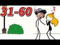Draw Line Puzzle Levels 31 60 Stickman Gameplay Walkthrough