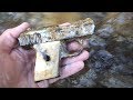 River Hunting! - Found Pistol, Money and Creepy Skull Head Belt Buckle! | Nugget Noggin