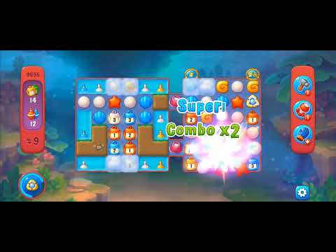 Fishdom Hard Level 9635 (with ingame lightning and firecracker boosters) @choraelmin