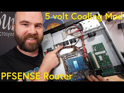 Making My Custom 1U Rackmount Pfsense Router Silent