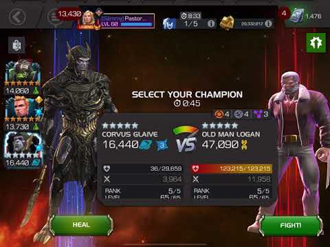 Day5 map6 degen path finished with Corvus @1% + plus one linked fight .... Corvus doesn’t die Mcoc😀