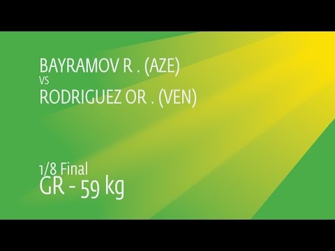 1/8 GR - 59 kg: R. BAYRAMOV (AZE) df. R. RODRIGUEZ OR (VEN) by TF, 8-0