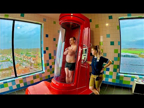 Sky Drop Water Slide at Plopsaqua De Panne