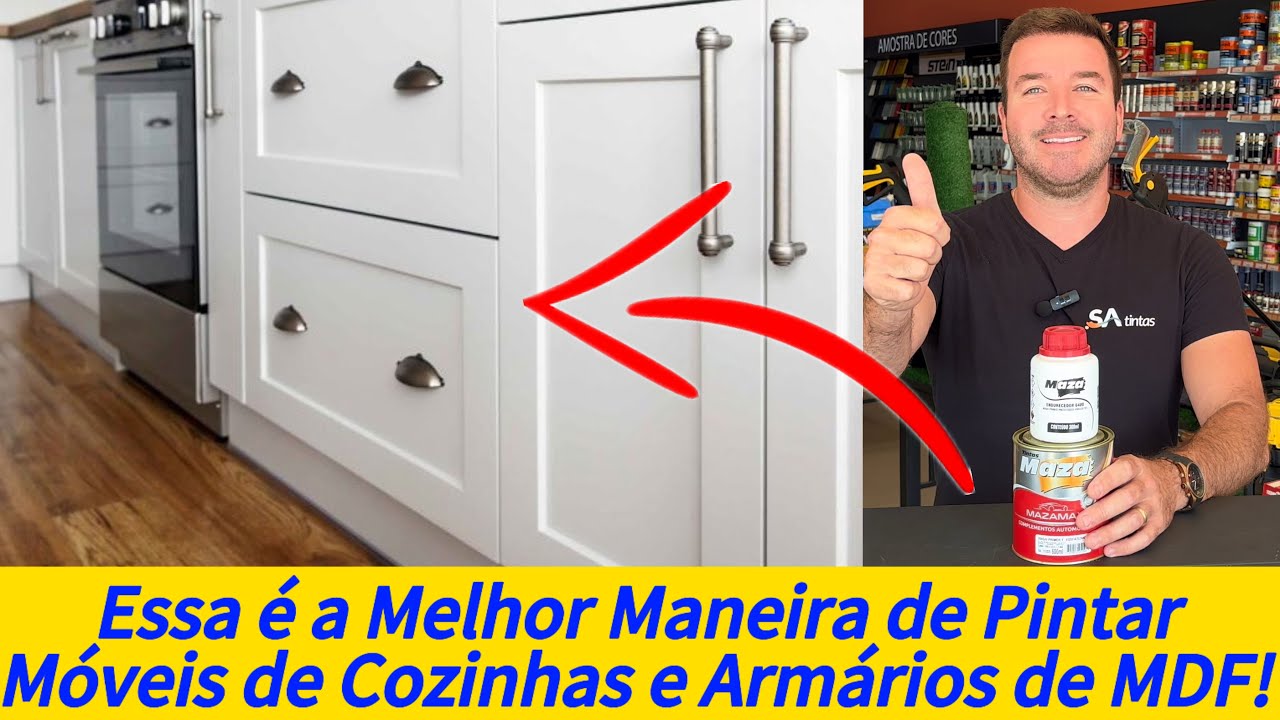 Saiba Como Pintar Moveis de Cozinhas e Armários de MDF e Fórmica!