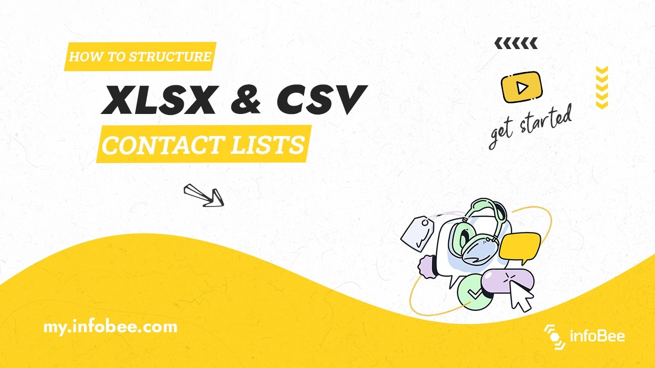 How to structure CSV & XLSX contact lists | my.infobee.com