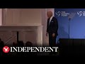 Joe Biden appears confused as he exits UN event