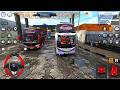 Putra Pelangi Cortas 24 Bus Carrying Tourists Exits Terminal And Meets Kids Asking For Telolet Horns