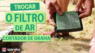 Como trocar o filtro de ar do seu cortador de grama?
