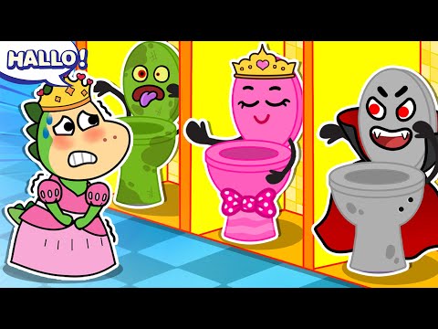 😰 Oh nein! Sparkle muss auf die Toilette 🚽 Zombie-Prinzessin Kampf 🧟👑 Geschichten für Kinder