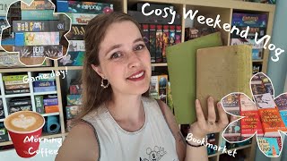 Cosy Weekend Vlog - Bookmarket, Boardgames and starting a new Solo RPG