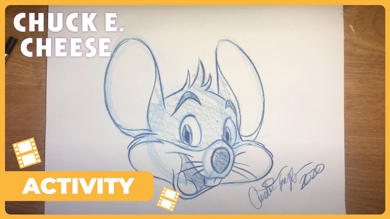 How to Draw Chuck E. Cheese