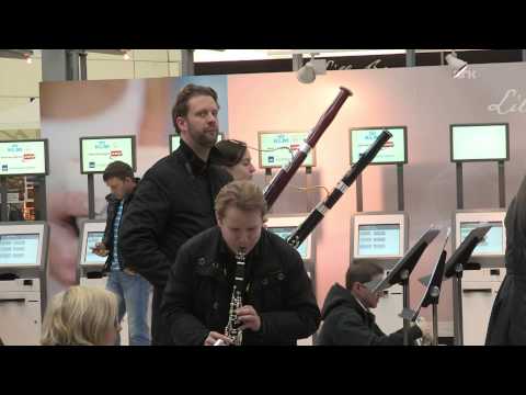 Flashmob med Bergen Filharmoniske orkester