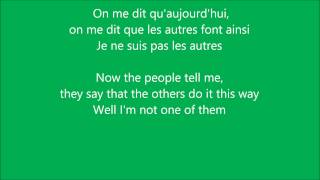Celine Dion - Pour que tu m&#39;aimes encore (with English lyrics in tune with song)
