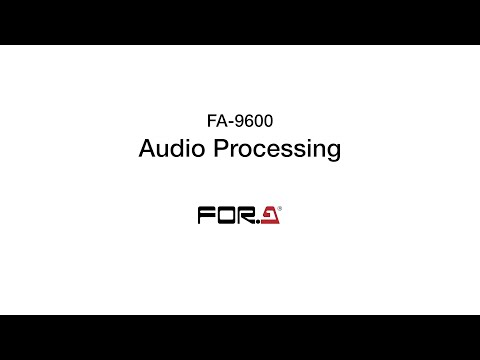 Audio Processing