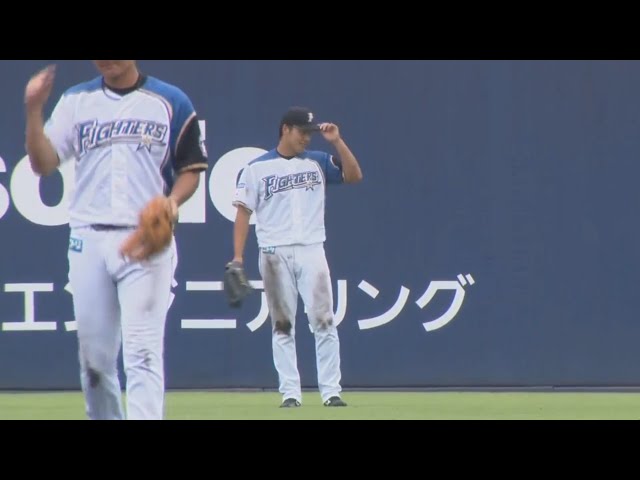 【ファーム】難しい打球をファイターズ・森山が好捕!! 2017/7/27 F-M(ファーム)