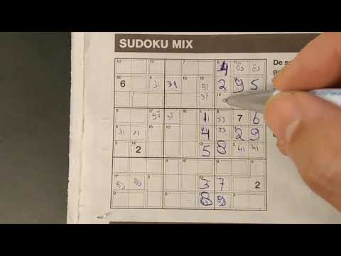 How to solve a Suduko Mix / Killer puzzle (with a PDF file) 03-20-2019 part 3 of 3