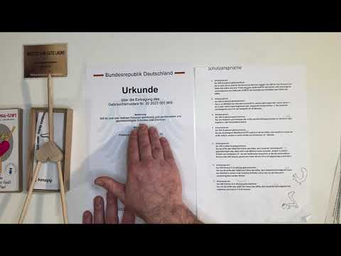 Gebrauchsmuster anmelden - Mein Erfahrungsbericht Kleines #Patent