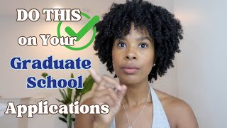 How to Prepare Your Graduate School Application