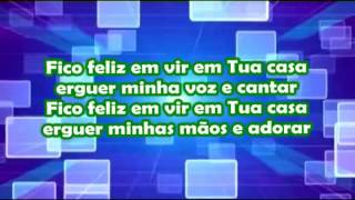 Fico Feliz-playback e legendado-aline barros