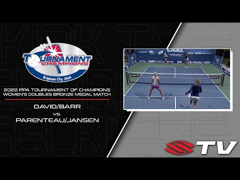 Tournament of Champions Women's Doubles Bronze Medal - S. Barr/V. David vs. C. Parenteau/L. Jansen