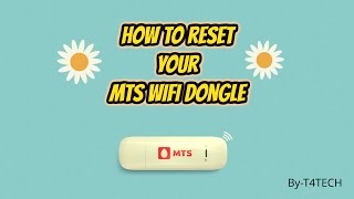 [HINDI] HOW TO RESET MTS DONGLE WIFI