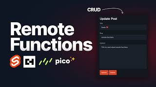 Full Stack SvelteKit CRUD App Using Remote Functions Tutorial