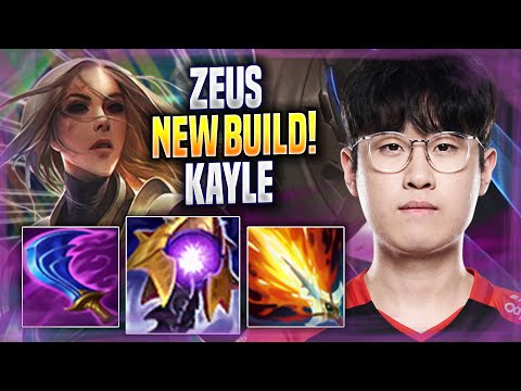 ZEUS TRIES NEW KAYLE BUILD! - T1 Zeus Plays Kayle TOP vs Sylas! | Season 2022
