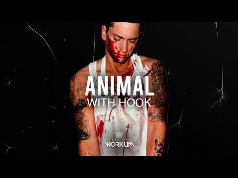"Animal" (with Hook) | Rap Instrumental With Hook | Eminem Freestyle Type Beat