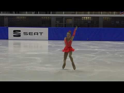 12. Santa Claus Cup 2018: Kira Churikova (UKR) - FS Intermediate Novice Girls Free Skating