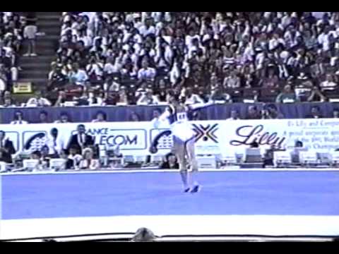 3rd Team ROM Eugenia Popa FX - 1991 World Gymnastics Championships 9.8125