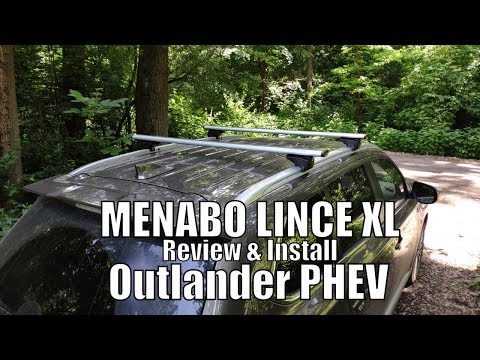 Menabo Lince XL stogo skersniai MITSUBISHI Eclipse Cross 2018-> video