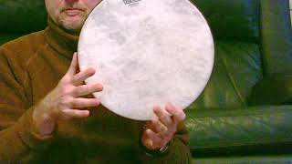 Video thumbnail for REMO 12" Fiberskyn Frame Drum by Chas Whitaker