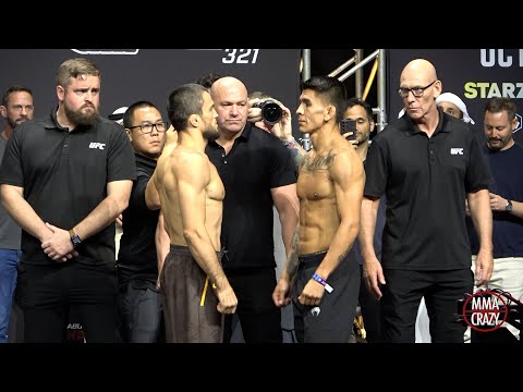 UFC 321: Umar Nurmagomedov vs. Mario Bautista Weigh in Face Off