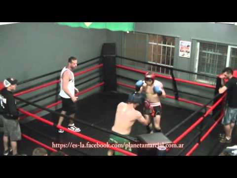 03 Cesar Loperni   Gaston Bustamante   Fight Interclub KickBoxing Exhibicion