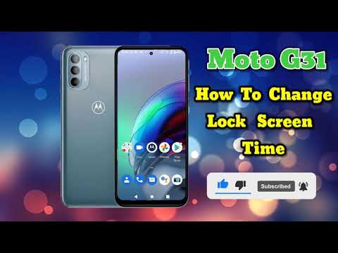 How To Change Lock Screen Time in Moto G31, Moto G31 Main Lock Screen Time Settings Keise Kare