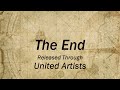 The End Released Through United Artists 1959