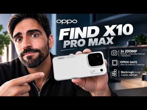 OPPO FIND X10 PRO MAX: 3 CÁMARAS de 200 MP y OPEN GATE🤯