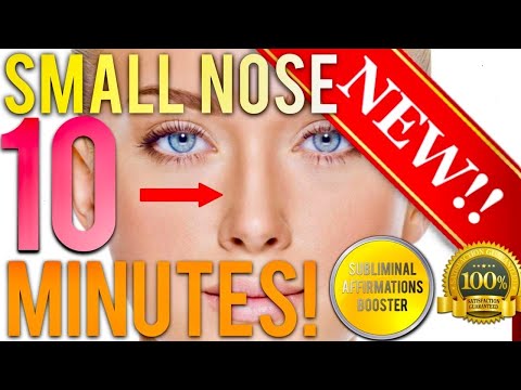 🎧GET A SMALLER NOSE IN 10 MINUTES! SUBLIMINAL AFFIRMATIONS BOOSTER! REAL RESULTS DAILY!