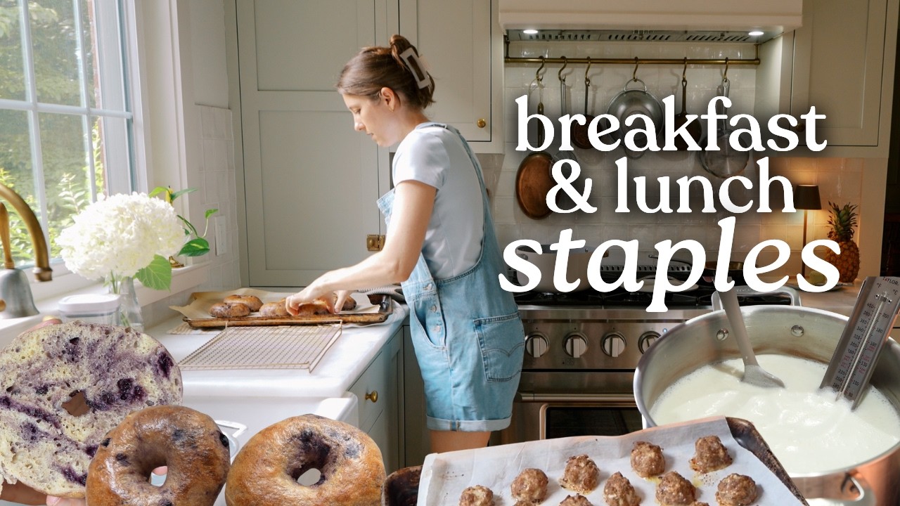Stocking the Fridge & Freezer with Breakfast & Lunch Staples