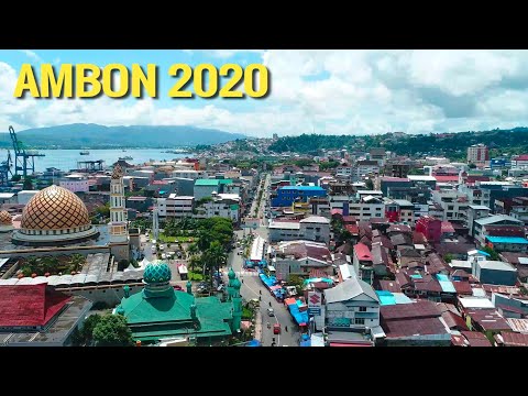 The Charm of Ambon City, Maluku 2020 - Drone View of Ambon City