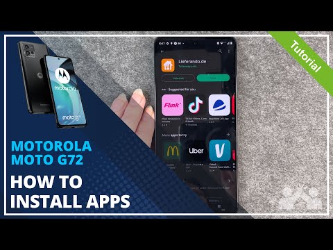 Motorola moto g72 - How to install apps • 📱 • 👨🏼‍💻 • ⬇️ • Tutorial