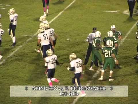 Abington Varsity Football vs. East Bridgewater - 10/01/15